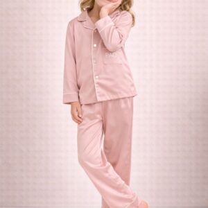 PAO Clothing Kinder Pyjama Set Luxe Comfort  Lange Mouw & Broek roze