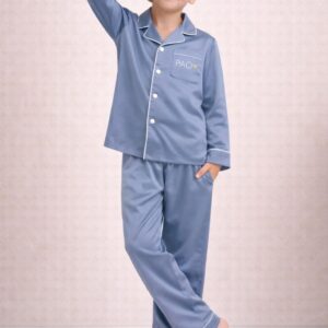 PAO Clothing Kinder Pyjama Set Luxe Comfort  Lange Mouw & Broek Blue