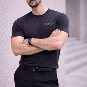 PAO Clothing Heren T-Shirt Premium Comfort Fit Grey